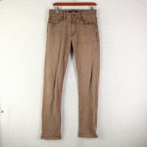 34 Heritage Pants Mens 31x32 Brown Slim Fit Stretch Cotton Tencel Casual Modern